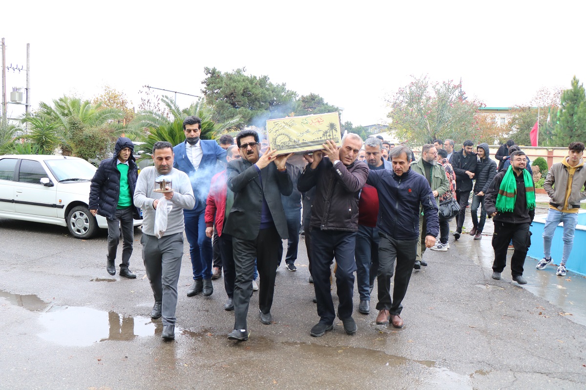 حضور شهید خوشنام در دانشکده پسران شهید چمران گرگان